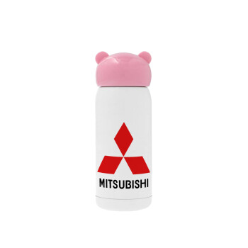 mitsubishi, Ροζ ανοξείδωτο παγούρι θερμό (Stainless steel), 320ml