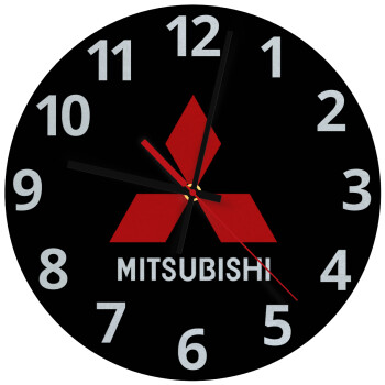 mitsubishi, Ρολόι τοίχου γυάλινο (30cm)