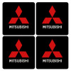 mitsubishi, ΣΕΤ 4 Σουβέρ ξύλινα τετράγωνα (9cm)