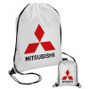 mitsubishi, Τσάντα πουγκί με μαύρα κορδόνια 45χ35cm (1 τεμάχιο)
