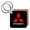 mitsubishi, Μπρελόκ Ξύλινο τετράγωνο MDF 5cm (3mm πάχος)