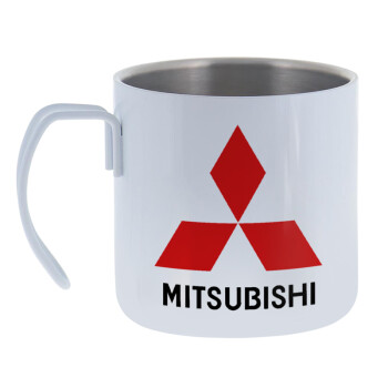 mitsubishi, Mug Stainless steel double wall 400ml