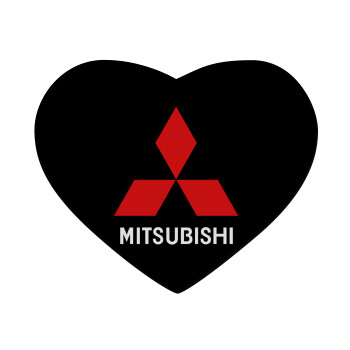 mitsubishi, Mousepad καρδιά 23x20cm