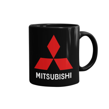 mitsubishi, Κούπα Μαύρη, κεραμική, 330ml