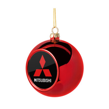 mitsubishi, Χριστουγεννιάτικη μπάλα δένδρου Κόκκινη 8cm