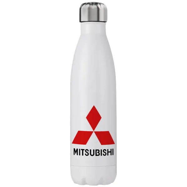 mitsubishi — Μεταλλικό παγούρι θερμός (Stainless steel), διπλού τοιχώματος, 750ml