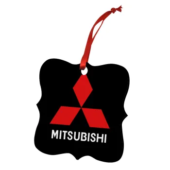 mitsubishi, Στολίδι Χριστουγεννιάτικο στολίδι polygon ξύλινο 7.5cm