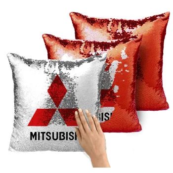 mitsubishi, Μαξιλάρι καναπέ Μαγικό Κόκκινο με πούλιες 40x40cm περιέχεται το γέμισμα