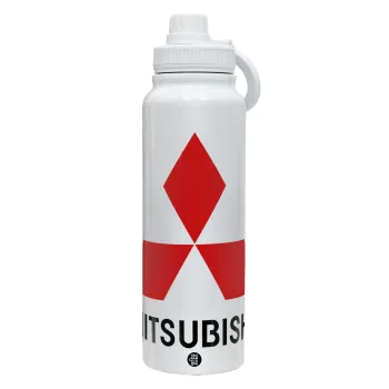 mitsubishi, Θερμός 1L Ανοξείδωτο με Βάση Κινητού & Διπλά Τοιχώματα