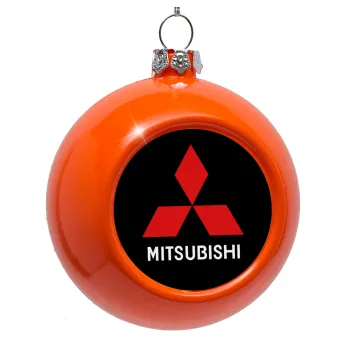 mitsubishi, Στολίδι Χριστουγεννιάτικη μπάλα δένδρου Πορτοκαλί 8cm