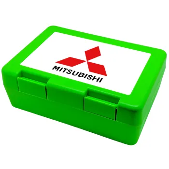 mitsubishi, Children's cookie container GREEN 185x128x65mm (BPA free plastic)