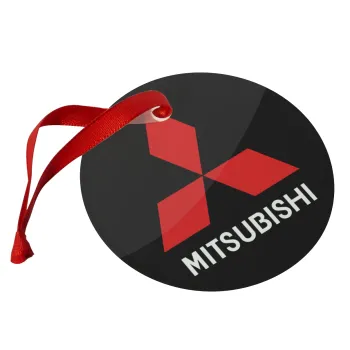 mitsubishi, Christmas ornament glass 9cm