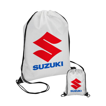 SUZUKI, Τσάντα πουγκί με μαύρα κορδόνια (1 τεμάχιο)