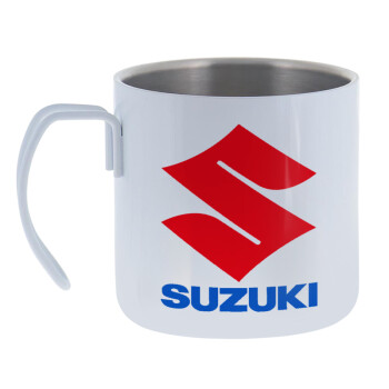 SUZUKI, Mug Stainless steel double wall 400ml