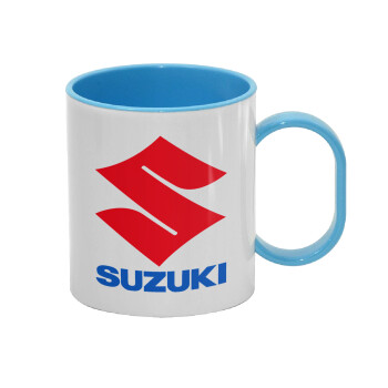 SUZUKI, Κούπα (πλαστική) (BPA-FREE) Polymer Μπλε για παιδιά, 330ml
