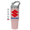 Pink color, 890ml (30oz) stainless Steel Tumbler with Handle