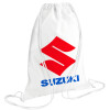 Backpack pouch GYMBAG white (28x40cm)
