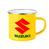 Yellow Enamel Metallic Cup 360ml