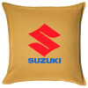 Sofa cushion YELLOW 50x50cm includes filling
