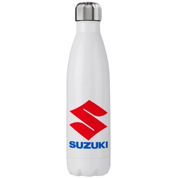 SUZUKI — Μεταλλικό παγούρι θερμός (Stainless steel), διπλού τοιχώματος, 750ml