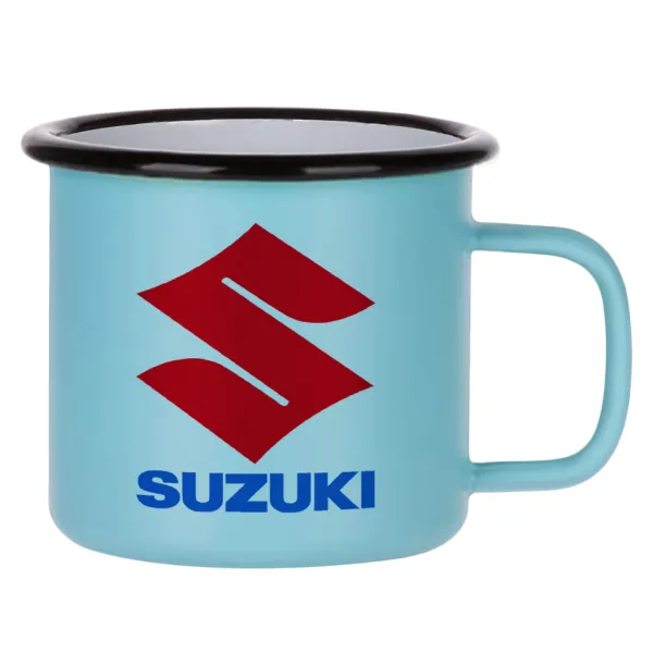 SUZUKI — Κούπα Μεταλλική εμαγιέ ΜΑΤ σιέλ 360ml