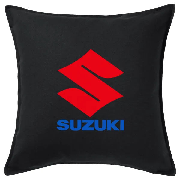 SUZUKI — Μαξιλάρι καναπέ Μαύρο 100% βαμβάκι, περιέχεται το γέμισμα (50x50cm)