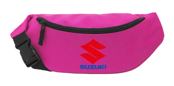 SUZUKI — Unisex waist bag (banana) in PINK color with 2 pockets