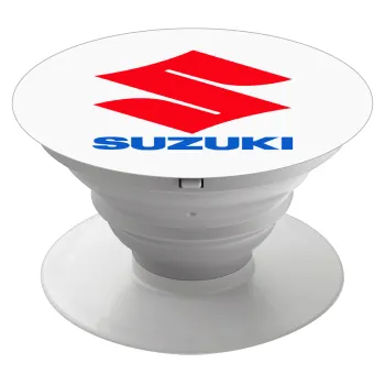 SUZUKI, Phone Holders Stand  White Hand-held Mobile Phone Holder