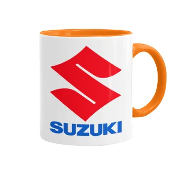 SUZUKI, Mug colored orange, ceramic, 330ml