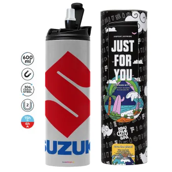 SUZUKI, Tumbler stainless steel GREY 600ml