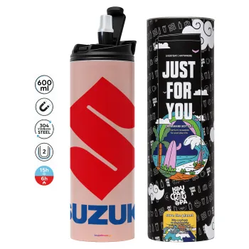 SUZUKI, Tumbler stainless steel PINK 600ml