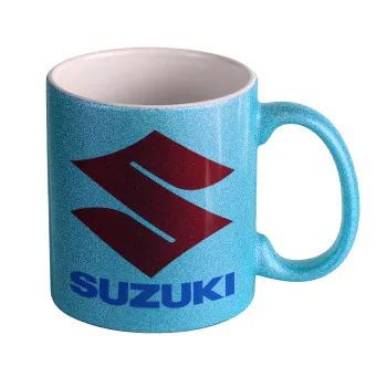 SUZUKI, Κούπα Σιέλ Glitter που γυαλίζει, κεραμική, 330ml