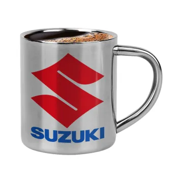 SUZUKI, Double-wall metal cup for espresso (220ml)