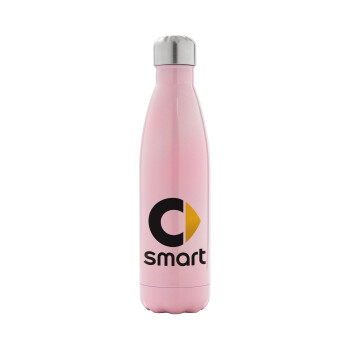 smart, Metal mug thermos Pink Iridiscent (Stainless steel), double wall, 500ml
