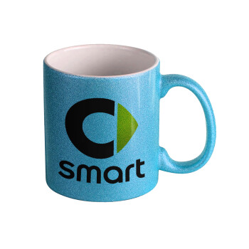 smart, Κούπα Σιέλ Glitter που γυαλίζει, κεραμική, 330ml