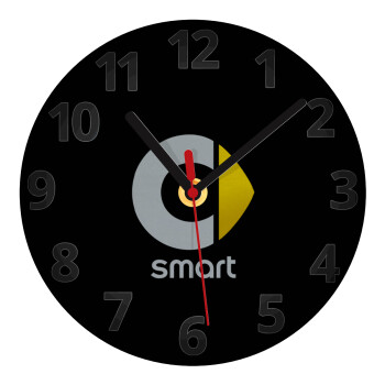 smart, Ρολόι τοίχου γυάλινο (20cm)