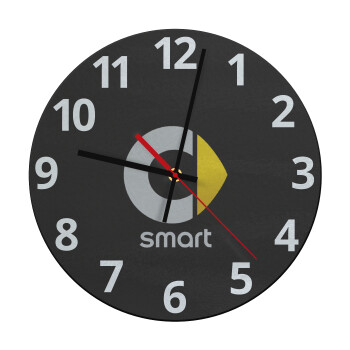 smart, Ρολόι τοίχου γυάλινο (30cm)
