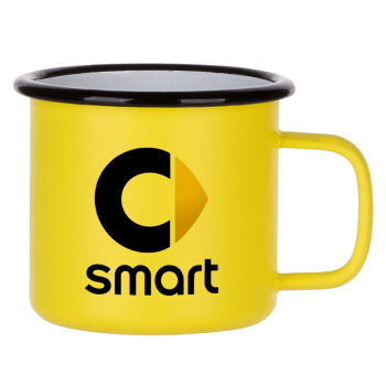 smart, Metallic enamel MATT Yellow cup 360ml