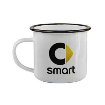 smart, Κούπα εμαγιέ με μαύρο χείλος 360ml