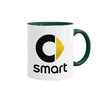 smart, Mug colored green, ceramic, 330ml