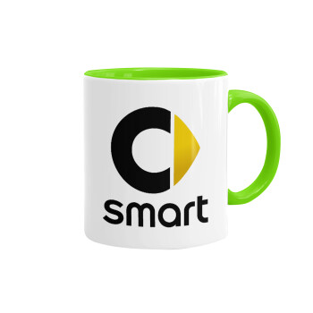 smart, Mug colored light green, ceramic, 330ml