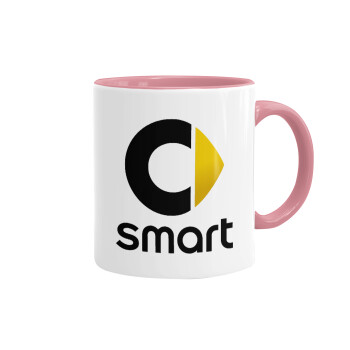 smart, Mug colored pink, ceramic, 330ml