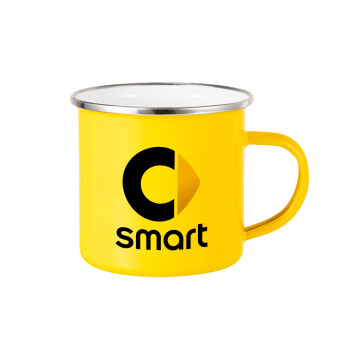 smart, Κούπα Μεταλλική εμαγιέ Κίτρινη 360ml