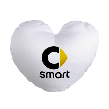 smart, Μαξιλάρι καναπέ καρδιά 40x40cm περιέχεται το  γέμισμα