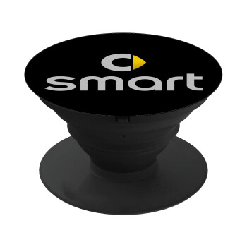 smart, Pop Socket Μαύρο Βάση Στήριξης Κινητού στο Χέρι