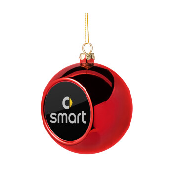 smart, Christmas tree ball Red 8cm