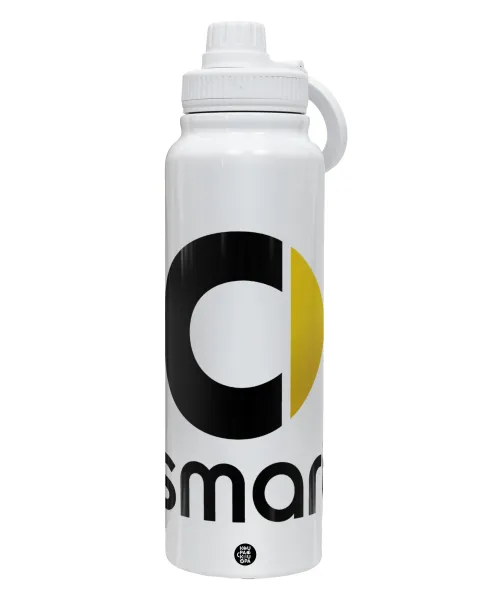 smart — Θερμός 1L Ανοξείδωτο με Βάση Κινητού & Διπλά Τοιχώματα