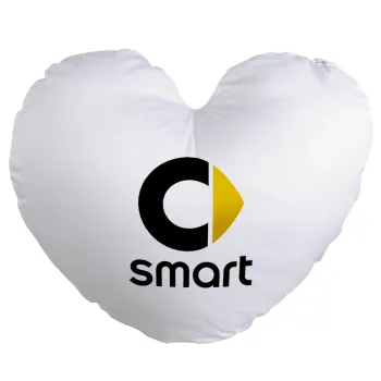 smart, Μαξιλάρι καναπέ καρδιά 40x40cm περιέχεται το  γέμισμα
