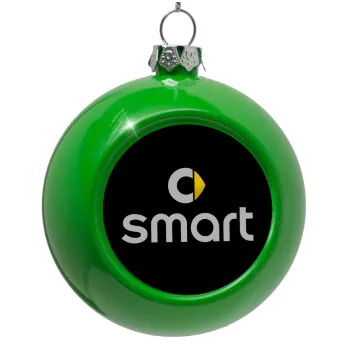 smart, Green Christmas tree ornament bauble 8cm
