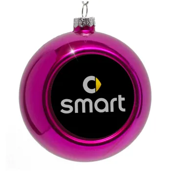 smart, Purple Christmas tree ornament bauble 8cm